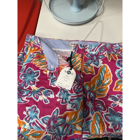 NEW‎ HATLEY Womens Color Flower Shorts Bottoms Size 8 NWT - Picture 1 of 7